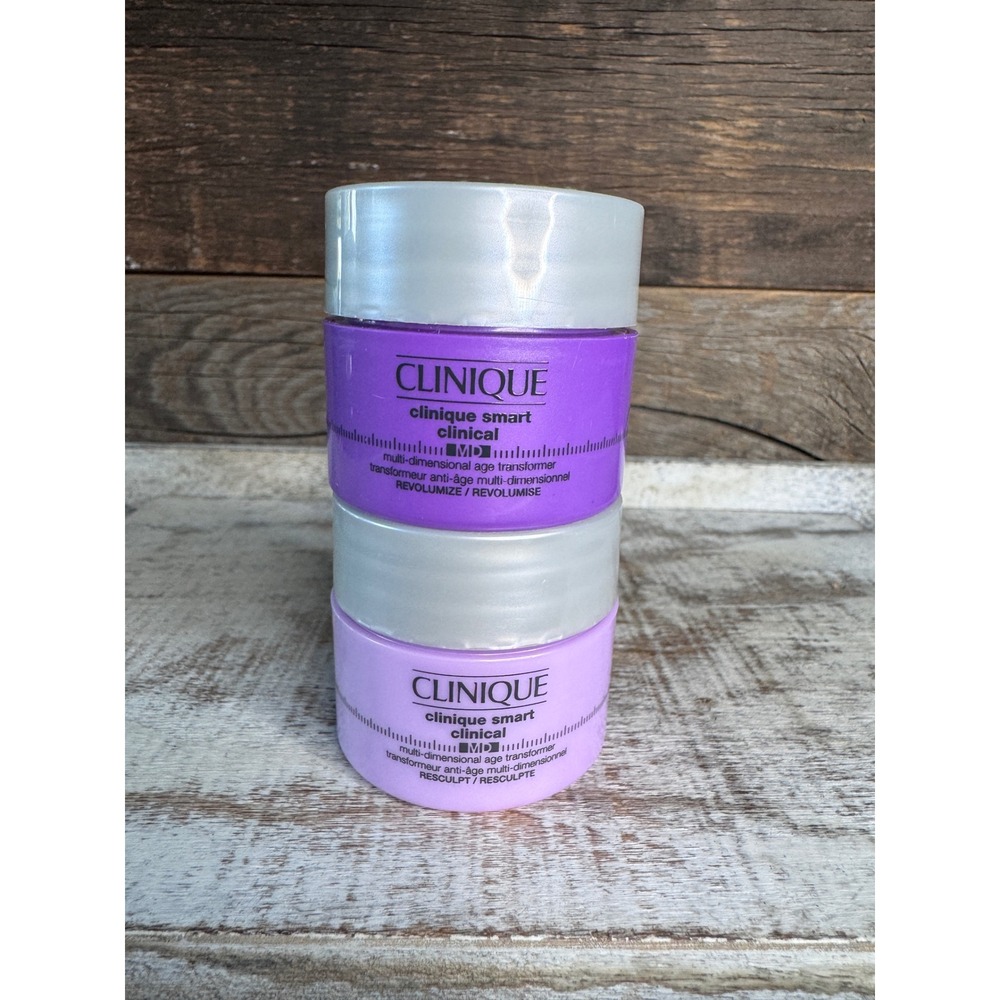 Clinique Smart Clinical MD Duo Transformer Sculpt & Volumize 2x15ml NIB MSRP $76